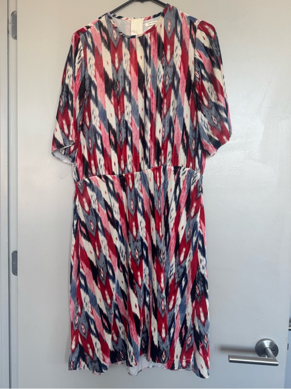 Isabel Marant Étoile Harold Silk Blend Dress in Ikat Size 40 (US 8)